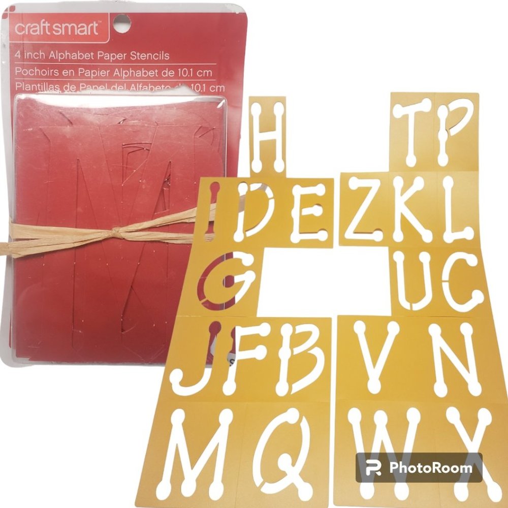 Large Letter stencils